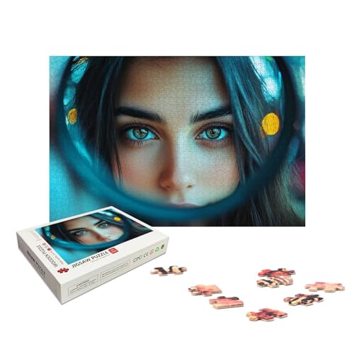 Personalisiertes Puzzle mit Eigenem Foto, Personalisiert Puzzle 1000/1500/2000/3000/4000/5000 Teile Erwachsene, Gestalte Selbst Holzpuzzle mit Bild, Holzpuzzle für Geschenke, Weihnachten, Deko, X-571 von LXingzun