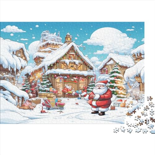 Niedliche Muster Puzzle Erwachsenenpuzzle Farbenfrohes AI Design 500 Teile Puzzle Für Erwachsene Ab 14 Jahren 500pcs (52x38cm) von LYCREW