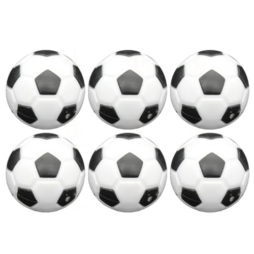 LYEAA 23/28/32/36 Mm Tischfußball-WM-Zubehör-Ersatz Tischfußball-Kickerbälle 6 Stück Tischfußball-Bälle Tischfußball-Zubehör-Ersatz for Standard-Kickertische von LYEAA