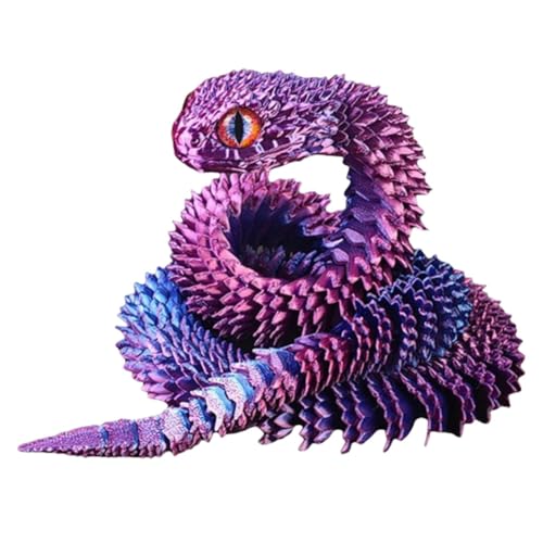 LYEAA 3D-gedruckte , 3D-gedruckte Schlangenfiguren, 3D-Kristallschlange, Flexible Gelenke, Heimdekoration, Chefschreibtisch-Spielzeug for Heimbüro-Dekoration LYEAA 3D-gedruckte , 3D-gedruckte Schlangenfiguren, 3D-Kristallschlange, Flexible Gelenke, Heimdekoration, Chefschreibtisch-Spielzeug for Heimbüro-Dekoration von LYEAA