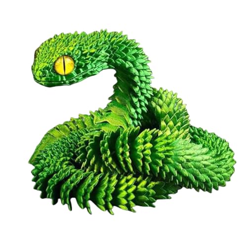 LYEAA 3D-gedruckte , 3D-gedruckte Schlangenfiguren, 3D-Kristallschlange, Flexible Gelenke, Heimdekoration, Chefschreibtisch-Spielzeug for Heimbüro-Dekoration LYEAA 3D-gedruckte , 3D-gedruckte Schlangenfiguren, 3D-Kristallschlange, Flexible Gelenke, Heimdekoration, Chefschreibtisch-Spielzeug for Heimbüro-Dekoration von LYEAA
