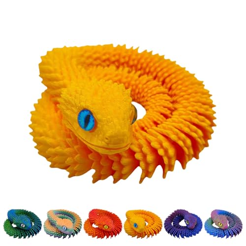 LYEAA 3D-gedruckte , 3D-gedruckte Schlangenfiguren, 3D-Kristallschlange, Flexible Gelenke, Heimdekoration, Chefschreibtisch-Spielzeug for Heimbüro-Dekoration LYEAA 3D-gedruckte , 3D-gedruckte Schlangenfiguren, 3D-Kristallschlange, Flexible Gelenke, Heimdekoration, Chefschreibtisch-Spielzeug for Heimbüro-Dekoration von LYEAA