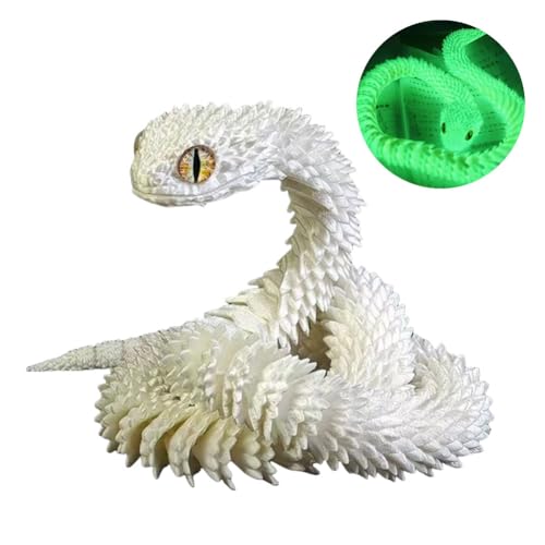 LYEAA 3D-gedruckte , 3D-gedruckte Schlangenfiguren, 3D-Kristallschlange, Flexible Gelenke, Heimdekoration, Chefschreibtisch-Spielzeug for Heimbüro-Dekoration LYEAA 3D-gedruckte , 3D-gedruckte Schlangenfiguren, 3D-Kristallschlange, Flexible Gelenke, Heimdekoration, Chefschreibtisch-Spielzeug for Heimbüro-Dekoration von LYEAA