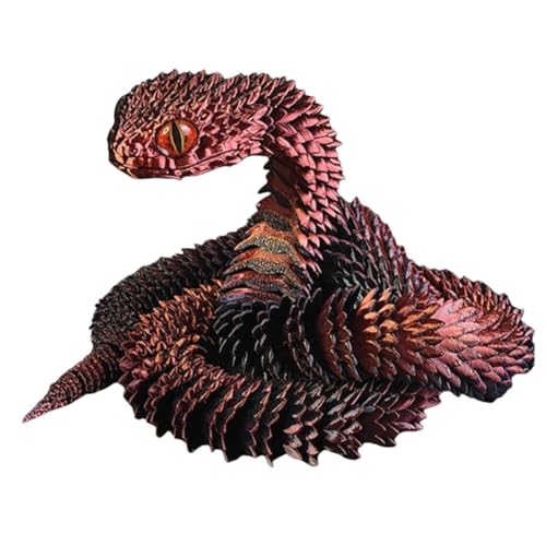 LYEAA 3D-gedruckte , 3D-gedruckte Schlangenfiguren, 3D-Kristallschlange, Flexible Gelenke, Heimdekoration, Chefschreibtisch-Spielzeug for Heimbüro-Dekoration LYEAA 3D-gedruckte , 3D-gedruckte Schlangenfiguren, 3D-Kristallschlange, Flexible Gelenke, Heimdekoration, Chefschreibtisch-Spielzeug for Heimbüro-Dekoration von LYEAA