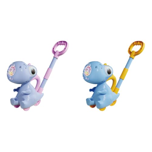 LYEAA Bubble Machine mit Dinosauriermotiven wiederaufladbarer Wanderer for Kinder 1-5 Jahre mit Spoundeffekt-Spielzeug von LYEAA