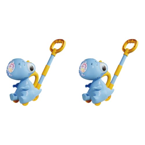LYEAA Bubble Machine mit Dinosauriermotiven wiederaufladbarer Wanderer for Kinder 1-5 Jahre mit Spoundeffekt-Spielzeug von LYEAA