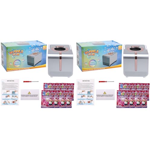 LYEAA Bubble Machine mit LED Light Automatic Bubble Blower for Hochzeiten Party tragbarer Elektromautierer von LYEAA