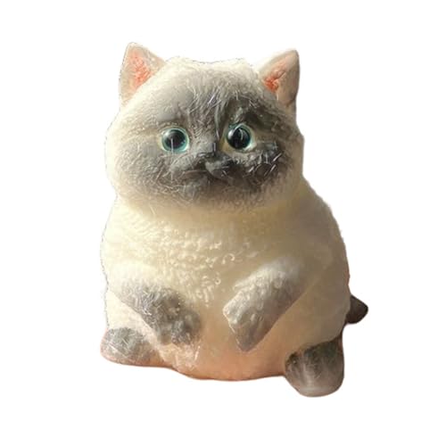 LYEAA Cat Squeeze Toy Realistic Cat Cat Hand Prise Zappet Toy Stress Relief Sensorisches Spielzeug for Teenager Erwachsene von LYEAA