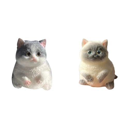 LYEAA Cat Squeeze Toy Realistic Cat Cat Hand Prise Zappet Toy Stress Relief Sensorisches Spielzeug for Teenager Erwachsene von LYEAA