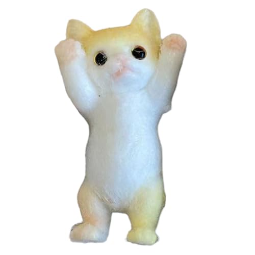 LYEAA Cat Squeeze Toy Soft TPR Stress Relief Zappelspielzeug for Kinder Teenager Erwachsene Süßes Dekompression Spielzeug von LYEAA