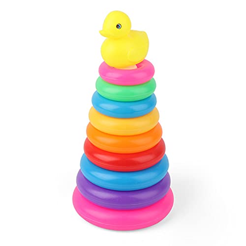 LYEAA Fun Rainbow Tower Stapeling Puzzle for Kinder Kleinkind Lernfarbe und Hand-Eye-Koordination Spielzeug LYEAA Fun Rainbow Tower Stapeling Puzzle for Kinder Kleinkind Lernfarbe und Hand-Eye-Koordination Spielzeug von LYEAA
