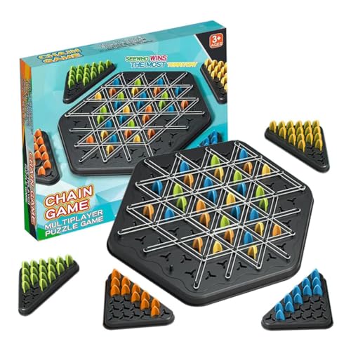 LYEAA Geometrie Kette Schach Puzzle Territorium Family Game Interaktive Peg -Spiel Brain Teaser Strategie Spiel Spielzeug für Kinder von LYEAA