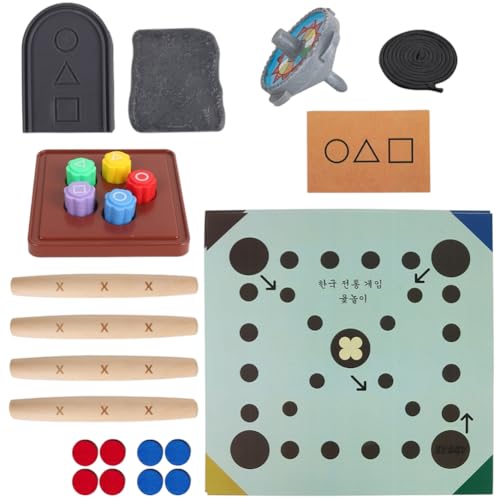 LYEAA Gonggi -Spiel, Gonggi Koreaner traditionelles Spielspiel, Stone Catching Toy, Ddakji Game Set, Family Travel Game for Fans und Kinder LYEAA Gonggi -Spiel, Gonggi Koreaner traditionelles Spielspiel, Stone Catching Toy, Ddakji Game Set, Family Travel Game for Fans und Kinder von LYEAA