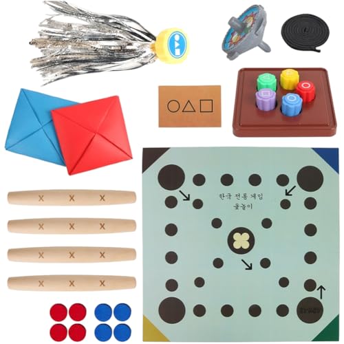 LYEAA Gonggi -Spiel, Gonggi Koreaner traditionelles Spielspiel, Stone Catching Toy, Ddakji Game Set, Family Travel Game for Fans und Kinder LYEAA Gonggi -Spiel, Gonggi Koreaner traditionelles Spielspiel, Stone Catching Toy, Ddakji Game Set, Family Travel Game for Fans und Kinder von LYEAA