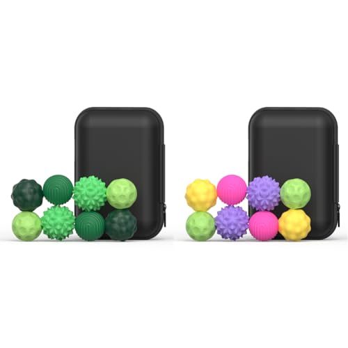 LYEAA Magnetische Anziehungsspannungskugeln 8pcs Silikon -sensorische Spielzeuge for Angst Autismus ADHS Stressabbau und Fokus von LYEAA