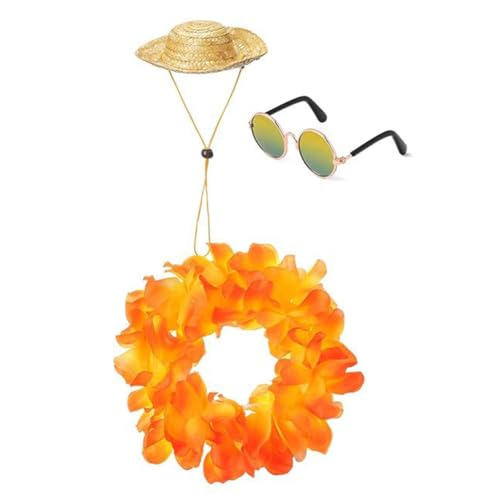 LYEAA Outdoor-Gartendekoration für Gänse, Sommerkostüm, mit Sonnenbrille, Strohhut und hawaiianischer Lei für 17/23 Zoll Gans LYEAA Outdoor-Gartendekoration für Gänse, Sommerkostüm, mit Sonnenbrille, Strohhut und hawaiianischer Lei für 17/23 Zoll Gans von LYEAA