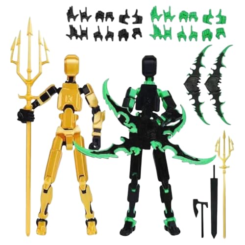 LYEAA T13 Mehrgelenk Actionfiguren mit Mehreren Zubehörteilen, 3D-gedruckte Actionfigur, mehrfach gelenkige Actionfiguren for Schreibtischdekoration LYEAA T13 Mehrgelenk Actionfiguren mit Mehreren Zubehörteilen, 3D-gedruckte Actionfigur, mehrfach gelenkige Actionfiguren for Schreibtischdekoration von LYEAA