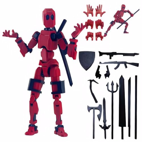 LYEAA T13 Mehrgelenk Actionfiguren mit Mehreren Zubehörteilen, 3D-gedruckte Actionfigur, mehrfach gelenkige Actionfiguren for Schreibtischdekoration LYEAA T13 Mehrgelenk Actionfiguren mit Mehreren Zubehörteilen, 3D-gedruckte Actionfigur, mehrfach gelenkige Actionfiguren for Schreibtischdekoration von LYEAA