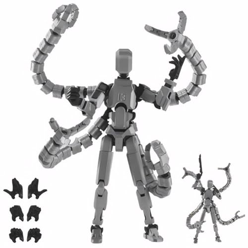 LYEAA T13 Mehrgelenk Actionfiguren mit Mehreren Zubehörteilen, 3D-gedruckte Actionfigur, mehrfach gelenkige Actionfiguren for Schreibtischdekoration LYEAA T13 Mehrgelenk Actionfiguren mit Mehreren Zubehörteilen, 3D-gedruckte Actionfigur, mehrfach gelenkige Actionfiguren for Schreibtischdekoration von LYEAA