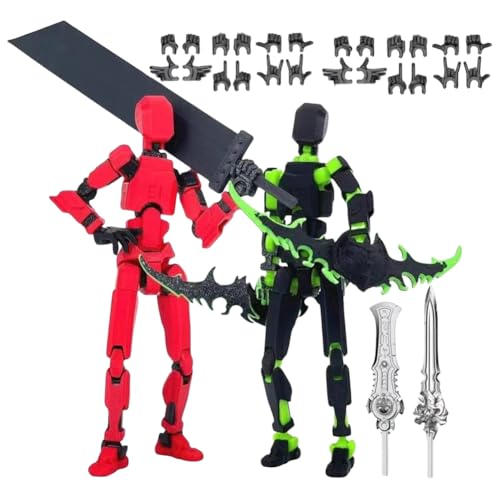 LYEAA T13 Mehrgelenk Actionfiguren mit Mehreren Zubehörteilen, 3D-gedruckte Actionfigur, mehrfach gelenkige Actionfiguren for Schreibtischdekoration LYEAA T13 Mehrgelenk Actionfiguren mit Mehreren Zubehörteilen, 3D-gedruckte Actionfigur, mehrfach gelenkige Actionfiguren for Schreibtischdekoration von LYEAA