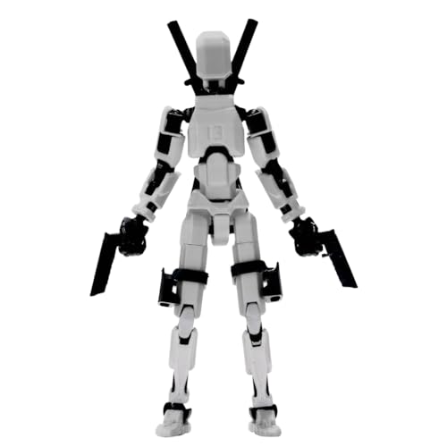 LYEAA Titan 13 Actionfigur, Actionfigur, T13 Actionfigur, 3D-Gedruckter Körper, bewegliches Geschenk für Kinder Erwachsene für kreatives Spielen und Dekoration von LYEAA