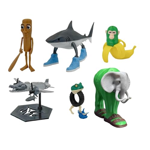 LYEAA Tung Tung Tung Sahur Figur Spielzeug, tralalero Tralala Figur, 3D Gedruckter Hai in Schuhen Tiere lustiges Sammlerstück for Sammlung und Dekoration LYEAA Tung Tung Tung Sahur Figur Spielzeug, tralalero Tralala Figur, 3D Gedruckter Hai in Schuhen Tiere lustiges Sammlerstück for Sammlung und Dekoration von LYEAA