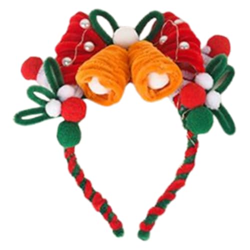 LYEAA Weihnachtsbaum leuchtendes Haarband mit Pompons und Perlen for Frauen und Mädchen, leuchtendes Haarband LYEAA Weihnachtsbaum leuchtendes Haarband mit Pompons und Perlen for Frauen und Mädchen, leuchtendes Haarband von LYEAA