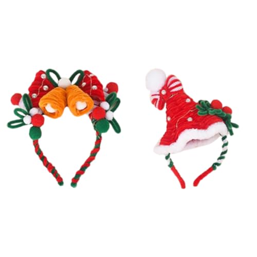 LYEAA Weihnachtsbaum leuchtendes Haarband mit Pompons und Perlen for Frauen und Mädchen, leuchtendes Haarband LYEAA Weihnachtsbaum leuchtendes Haarband mit Pompons und Perlen for Frauen und Mädchen, leuchtendes Haarband von LYEAA
