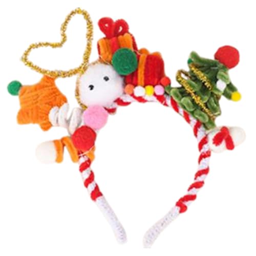 LYEAA Weihnachtsbaum leuchtendes Haarband mit Pompons und Perlen for Frauen und Mädchen, leuchtendes Haarband LYEAA Weihnachtsbaum leuchtendes Haarband mit Pompons und Perlen for Frauen und Mädchen, leuchtendes Haarband von LYEAA