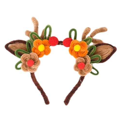 LYEAA Weihnachtsbaum leuchtendes Haarband mit Pompons und Perlen for Frauen und Mädchen, leuchtendes Haarband LYEAA Weihnachtsbaum leuchtendes Haarband mit Pompons und Perlen for Frauen und Mädchen, leuchtendes Haarband von LYEAA