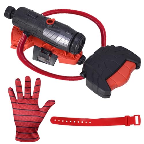 Spider -Web -Shooter Superhelden Squirt -Kanonen mit Handschuh Sommer im Freien im Freien Wassersprühgerät für Kinder und Erwachsene (Erwachsene) von LYEAA