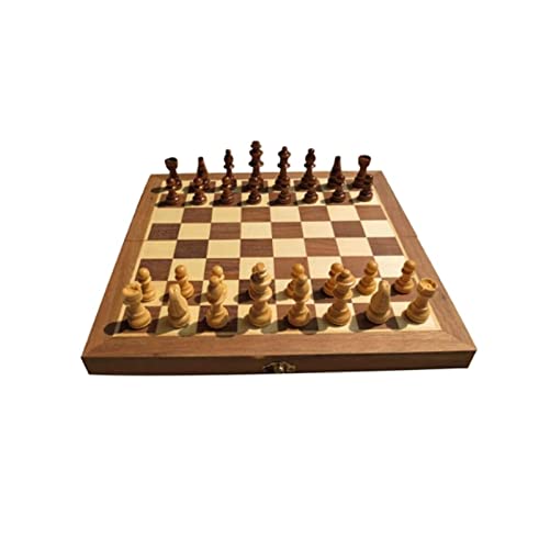 Schachspiel, Schachspiel, Schachbrettspiel, faltbares Schachbrett, Massivholz-Schachfiguren, Holzschach, eingebettetes Schachbrettspiel Schachspiel, Schachspiel, Schachbrettspiel, faltbares Schachbrett, Massivholz-Schachfiguren, Holzschach, eingebettetes Schachbrettspiel von LYFDPN