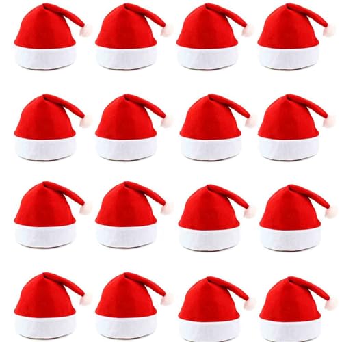 Weihnachtsmütze 12 Stück Nikolausmütze Weihnachtsmann Mütze,Rote Santa Mütze Warm Dicker Nikolaus Mütze,Weihnachtsmütze Erwachsene Weihnachtsmütze für Kinder,Santa Mütze für Erwachsene Kinder Baby Weihnachtsmütze 12 Stück Nikolausmütze Weihnachtsmann Mütze,Rote Santa Mütze Warm Dicker Nikolaus Mütze,Weihnachtsmütze Erwachsene Weihnachtsmütze für Kinder,Santa Mütze für Erwachsene Kinder Baby von LYFETC