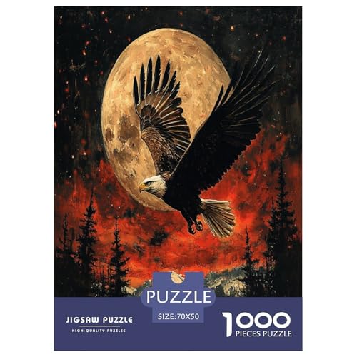 Adler Puzzles 1000 Teile Schwer Puzzle Spielzeug Lernspiel Impossible Herausforderungsspielzeug Für Erwachsene Und Kinder Ab 14 Jahren 70x50cm/1000pcs Adler Puzzles 1000 Teile Schwer Puzzle Spielzeug Lernspiel Impossible Herausforderungsspielzeug Für Erwachsene Und Kinder Ab 14 Jahren 70x50cm/1000pcs von LYJSMDAAA