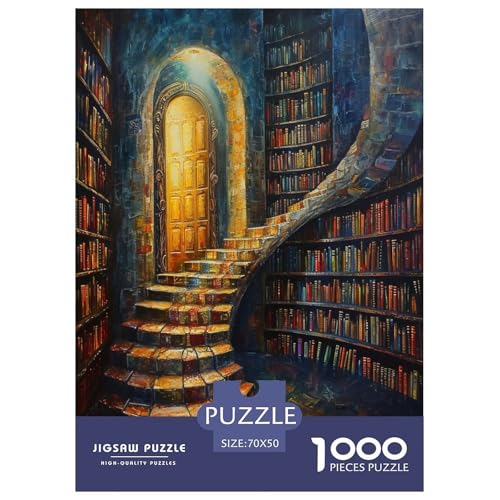 Bücherregal Puzzle 1000 Teile Schwer Puzzle Spielzeug Lernspiel Impossible Herausforderungsspielzeug Für Erwachsene Kinder 70x50cm/1000pcs Bücherregal Puzzle 1000 Teile Schwer Puzzle Spielzeug Lernspiel Impossible Herausforderungsspielzeug Für Erwachsene Kinder 70x50cm/1000pcs von LYJSMDAAA