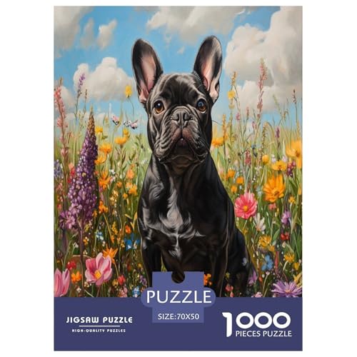 Französischer Bullhund Puzzle 1000 Teile Schwer Puzzle Spielzeug Pädagogisches Spiel Impossible Herausforderung Spielzeug Für Erwachsene Kinder 70x50cm/1000pcs Französischer Bullhund Puzzle 1000 Teile Schwer Puzzle Spielzeug Pädagogisches Spiel Impossible Herausforderung Spielzeug Für Erwachsene Kinder 70x50cm/1000pcs von LYJSMDAAA