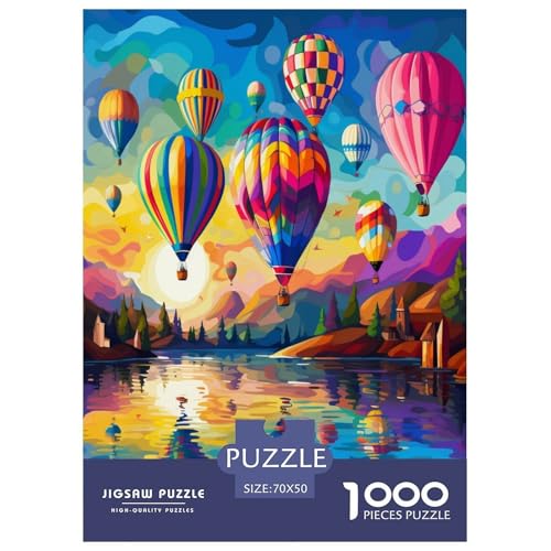 Heißluftballon Puzzle 1000-teilige Schwer Puzzle Spielzeug Lernspiel Impossible Herausforderungsspielzeug Für Erwachsene Und Kinder Ab 12 Jahren 70x50cm/1000pcs Heißluftballon Puzzle 1000-teilige Schwer Puzzle Spielzeug Lernspiel Impossible Herausforderungsspielzeug Für Erwachsene Und Kinder Ab 12 Jahren 70x50cm/1000pcs von LYJSMDAAA