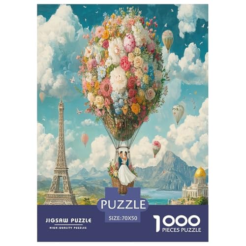 Heißluftballon Puzzle 1000-teilige Schwer Puzzle Spielzeug Pädagogisches Spiel Impossible Herausforderungsspielzeug Für Erwachsene Kinder 70x50cm/1000pcs Heißluftballon Puzzle 1000-teilige Schwer Puzzle Spielzeug Pädagogisches Spiel Impossible Herausforderungsspielzeug Für Erwachsene Kinder 70x50cm/1000pcs von LYJSMDAAA