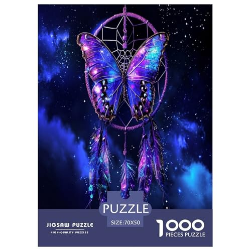 Katze Puzzle 1000-teilige Schwer Puzzle Spielzeug Lernspiel Impossible Herausforderung Spielzeug Für Erwachsene Kinder 70x50cm/1000pcs von LYJSMDAAA