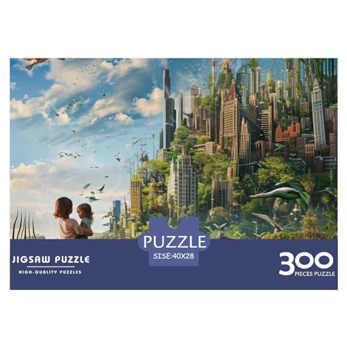 Natur Jigsaw Puzzle 300 Pieces – Nachhaltige Spiele – Puzzle for Adults and Children from 14 Years，Premium Quality Jigsaw Puzzle in Panorama Format von LYJSMDAAA