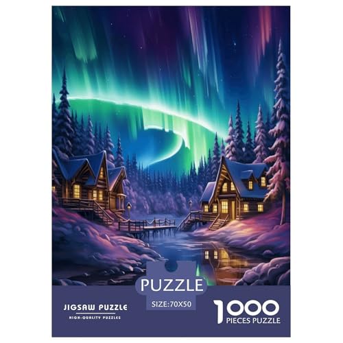 Nordlichter Puzzle 1000 Teile Schwer Puzzle Spielzeug Lernspiel Impossible Herausforderungsspielzeug Für Erwachsene Und Kinder Ab 12 Jahren 70x50cm/1000pcs Nordlichter Puzzle 1000 Teile Schwer Puzzle Spielzeug Lernspiel Impossible Herausforderungsspielzeug Für Erwachsene Und Kinder Ab 12 Jahren 70x50cm/1000pcs von LYJSMDAAA