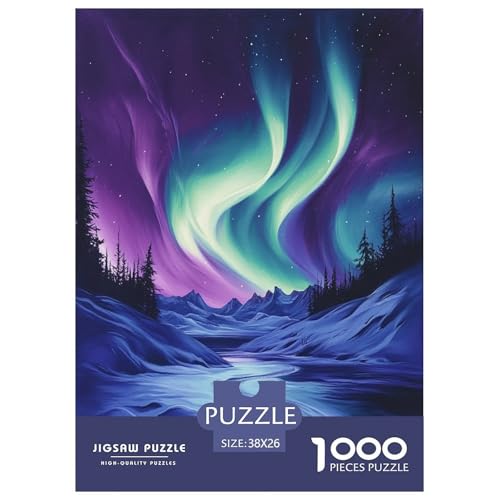 Nordlichter Puzzle 1000-teilige Schwer Puzzle Spielzeug Lernspiel Impossible Herausforderungsspielzeug Für Erwachsene Und Kinder Ab 12 Jahren 38x26cm/1000pcs Nordlichter Puzzle 1000-teilige Schwer Puzzle Spielzeug Lernspiel Impossible Herausforderungsspielzeug Für Erwachsene Und Kinder Ab 12 Jahren 38x26cm/1000pcs von LYJSMDAAA