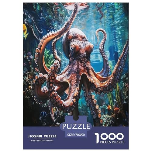Octopus Puzzle 1000-teilige Schwer Puzzle Spielzeug Lernspiel Impossible Herausforderungsspielzeug Für Erwachsene Und Kinder Ab 12 Jahren 70x50cm/1000pcs Octopus Puzzle 1000-teilige Schwer Puzzle Spielzeug Lernspiel Impossible Herausforderungsspielzeug Für Erwachsene Und Kinder Ab 12 Jahren 70x50cm/1000pcs von LYJSMDAAA