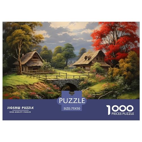 ParadiesJigsaw Puzzle, 1000 Pieces, Familienspiele, Jigsaw Puzzle for Adults and Children Aged 14+，Premium Quality Jigsaw Puzzle in Panorama Format von LYJSMDAAA