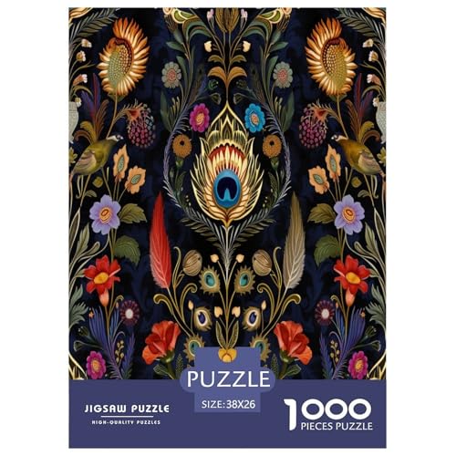 Pfauen Puzzle 1000 Teile Schwer Puzzle Spielzeug Lernspiel Impossible Herausforderungsspielzeug Für Erwachsene Und Kinder in Bewährter 38x26cm/1000pcs Pfauen Puzzle 1000 Teile Schwer Puzzle Spielzeug Lernspiel Impossible Herausforderungsspielzeug Für Erwachsene Und Kinder in Bewährter 38x26cm/1000pcs von LYJSMDAAA