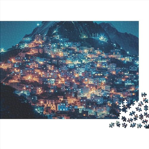 Quaint Little Town Puzzle 1000 Pieces - Spiele herausfordern Jigsaw Puzzle for Adults | Puzzle 1000 |Premium Quality Jigsaw Puzzle in Panorama Format von LYJSMDAAA