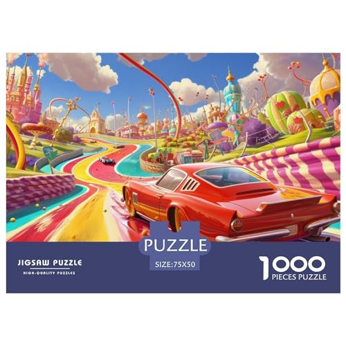 Radrennen 1000 Jigsaw Puzzle, Premium Quality, for Adults and Children from 12 Years Puzzle，Premium Quality Nachhaltige Spiele Jigsaw Puzzle in Panorama Format von LYJSMDAAA