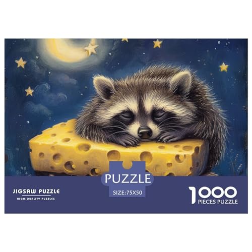 Süße Träume Jigsaw Puzzle 1000 Pieces – Nachhaltige Spiele – Puzzle for Adults and Children from 14 Years，Premium Quality Jigsaw Puzzle in Panorama Format von LYJSMDAAA