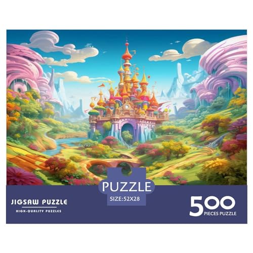 Wunderland Jigsaw Puzzle -Nachhaltige Spiele- 1000 Piece Puzzle for Adults and Children from 14 Years -Premium Quality Jigsaw Puzzle in Panorama Format von LYJSMDAAA