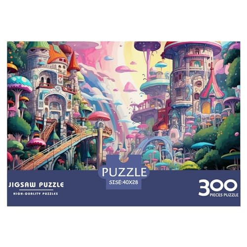 Wunderland Jigsaw Puzzle - Nachhaltige Spiele - 500 Pieces Puzzle for Adults and Children from 10 Years，Premium Quality Jigsaw Puzzle in Panorama Format von LYJSMDAAA